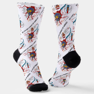 Do I Look Like A Bundle Of Nerves? Neuron Synapse Socks