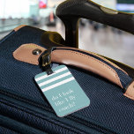 Do I Look Like I Fly Coach? Funny Luggage Tag<br><div class="desc">Flaunt your frequent flyer status with this cute and funny luggage tags. Design features the quote "Do I look like I fly coach?" in white lettering on a striped background. Personalise the back with your contact details.</div>