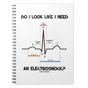Do I Look Like I Need An Electroshock? EKG ECG Notebook