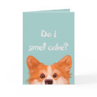 Do I Smell Cake Cute Corgi Birthday 
