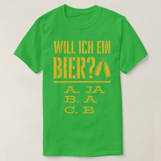 Do I Want A Beer Beer Drinker Beers Drinking T-Shirt (Design Front)