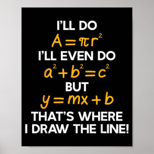 Do I'll Math Formula Math Puns Poster