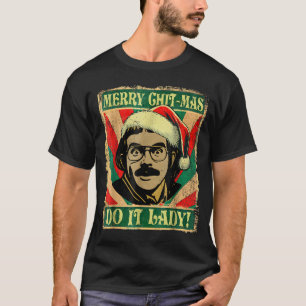 Do It Funny Chit-mas Christmas Santa Hat  T-Shirt