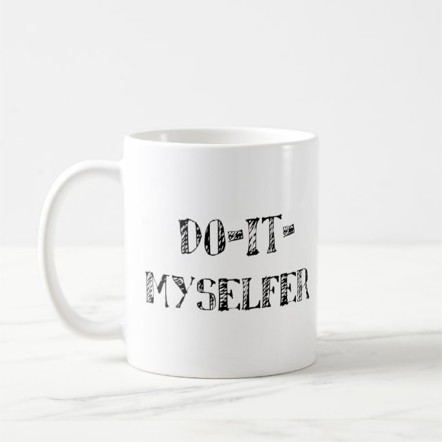 do-it-myselfer coffee mug (Left)