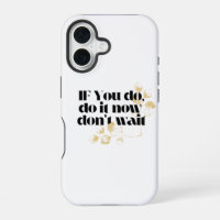 "Do It Now Motivational Quote – Bold Gold-Inspired