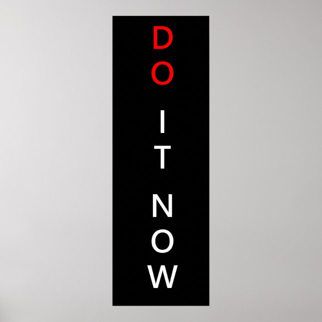 Do it now poster (Front)