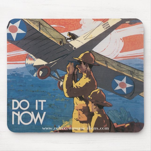 "Do It NOW" World War I Poster Mousepad (Front)