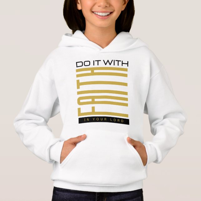 Do It With Faith Biblical Girl's (Front)