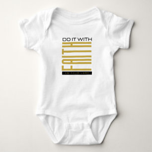 Do It With Faith Biblical Unisex Baby Bodysuit