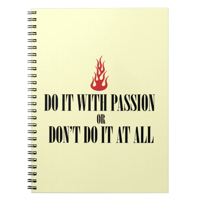 Do it with Passion Notebook (Front)