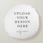 Do It Yourself 16" Round Cushion<br><div class="desc">Customise your design in Templett. After you are done editing,  download your file in a JPG format (don't forget to turn on the bleed option). Upload your design here by clicking on the blue "Personalise" button.</div>