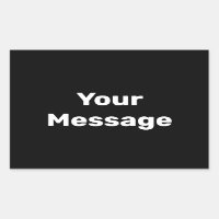 Do It Yourself Black with White Text Template