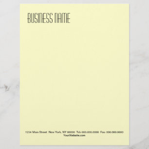 DO IT YOURSELF ~ Business Letterhead / Stationary