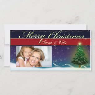 Do it yourself Christmas Card Photo template
