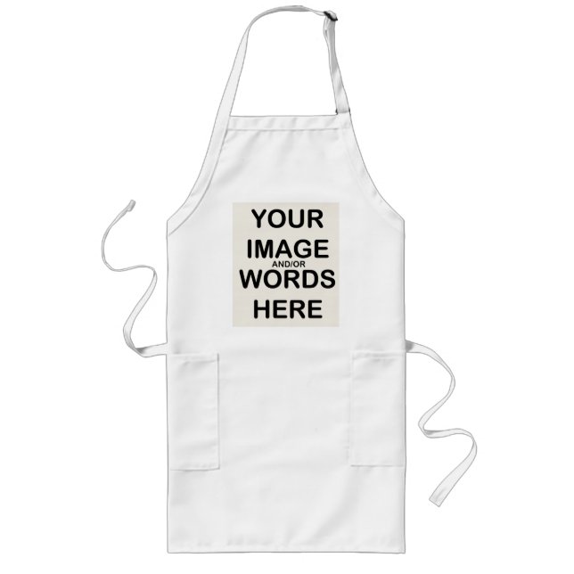DO IT YOURSELF - Long Adult Apron (Front)