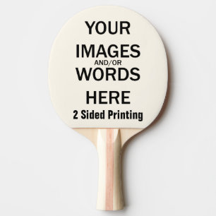 Do It Yourself - Ping Pong Paddle 2 Side Printing