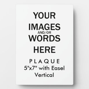 Do It Yourself - Plaque 5x7 with Easel