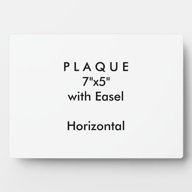 Do It Yourself - Plaque 7x5 with Easel (Front)