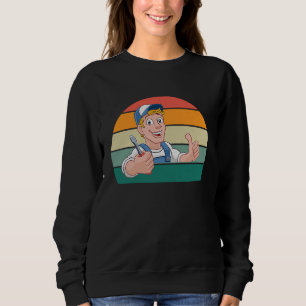 Do it yourself Repairing Hammer Renovating Laying Sweatshirt