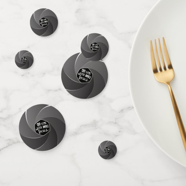 Do less with more focus confetti (Group)