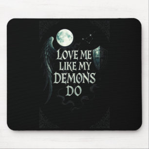 Do Like Demons Gothic Moon Mouse Mat