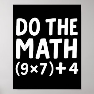 Do Math 67 Meme Six Seven Poster