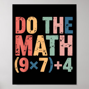 Do Math 67 Meme Six Seven Poster