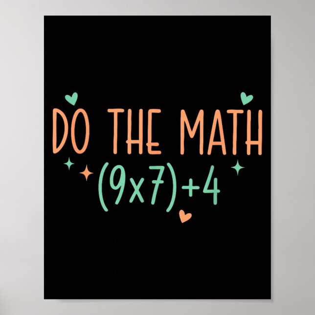 Do Math 67 Meme Six Seven Poster (Front)