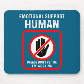 Do Me Emotional Support Human Halloween Costume Mouse Mat