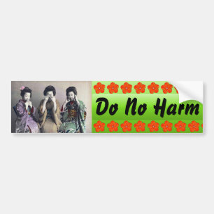 Do No Harm bumper sticker