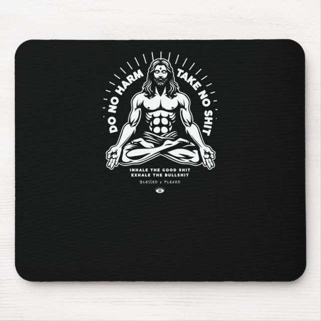 Do No Harm Sticker  Mouse Mat (Front)