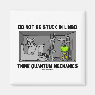 Do Not Be Stuck In Limbo Think Quantum Mechanics Magnet