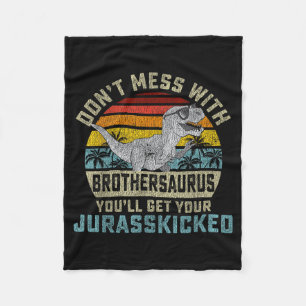 Do Not Be With Brothers And Become Jurkicked Broth Fleece Blanket
