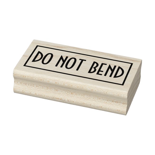 DO NOT BEND RUBBER STAMP (Stamp)