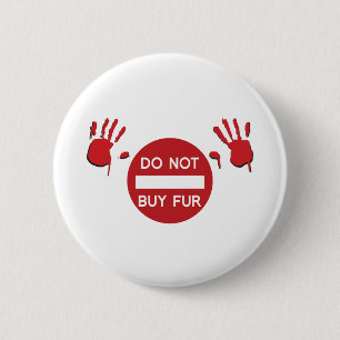 Do not buy Fur 6 Cm Round Badge
