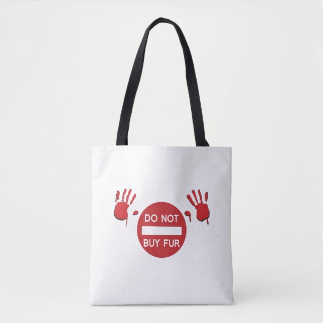 Do not buy Fur Tote Bag (Front)