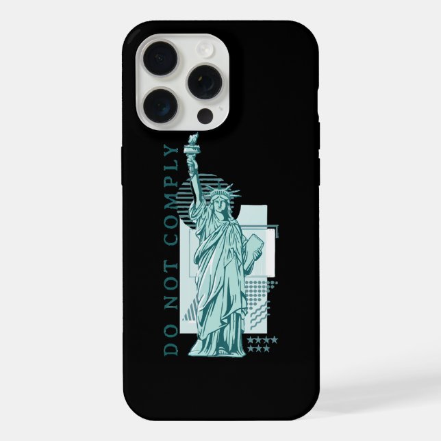 Do Not Comply iPhone Case (Back)