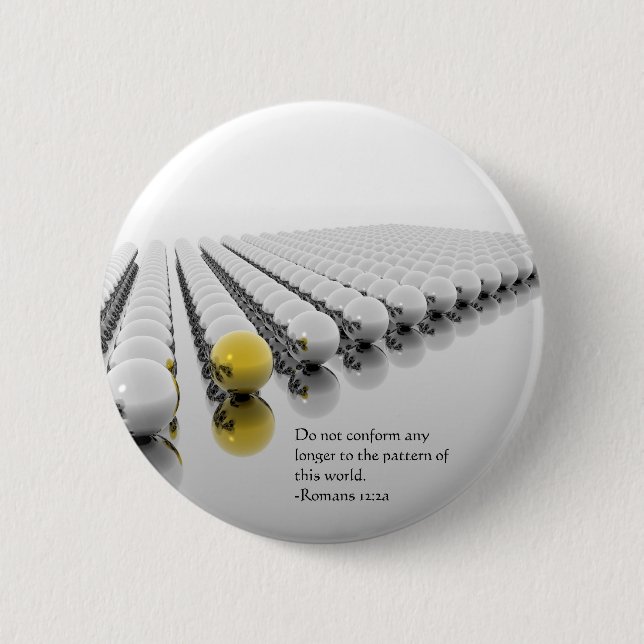 Do Not Conform 6 Cm Round Badge (Front)