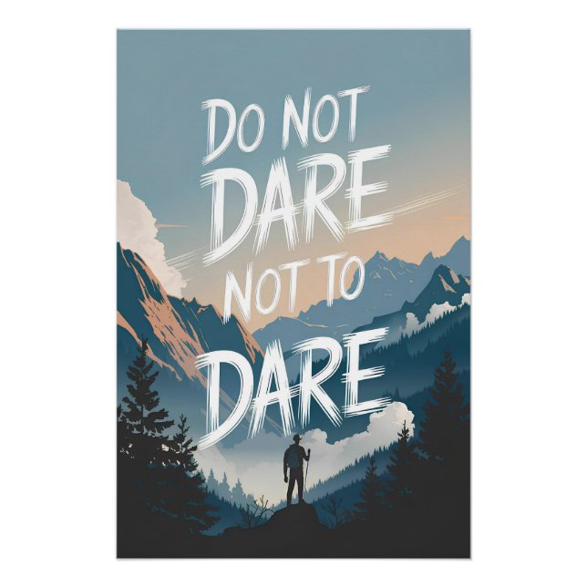Do not dare not to dare poster (Front)