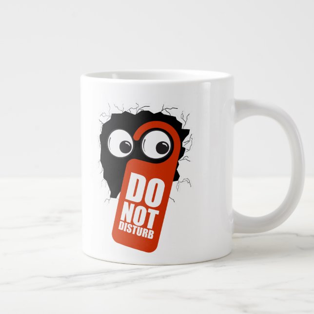 Do not Disturb.b Large Coffee Mug (Right)