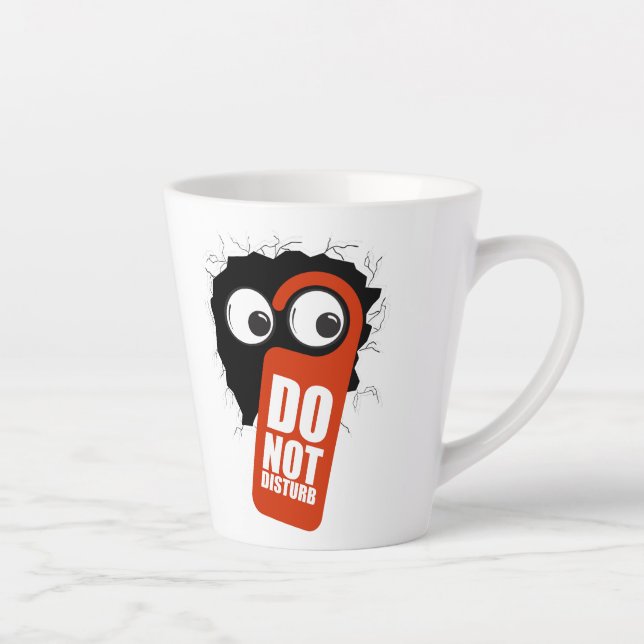 Do not Disturb.b Latte Mug (Right)