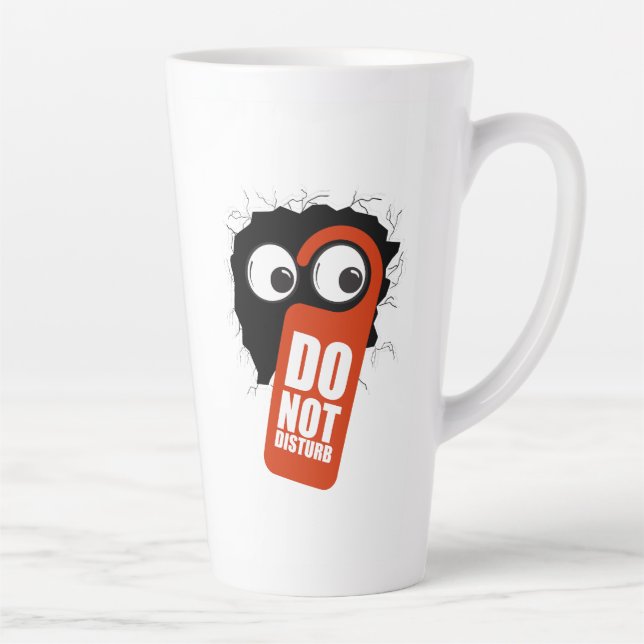 Do not Disturb.b Latte Mug (Right)
