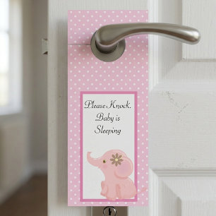 Do Not Disturb Baby Sleeping Door Hanger Sign