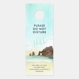 Do Not Disturb   Beach  Wedding Guest Door Hanger