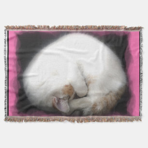 Do not Disturb Cat Throw Blanket