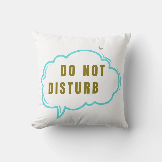 Do Not Disturb Cozy Sleep Blanket – Moon Cloud Rel Cushion (Front)