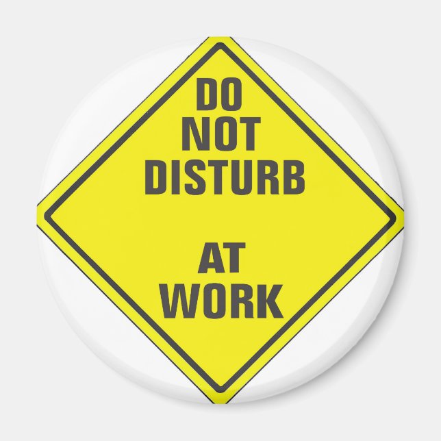 DO NOT DISTURB CUSTOM PRO SIGN FOR ANYONE MAGNET (Front)