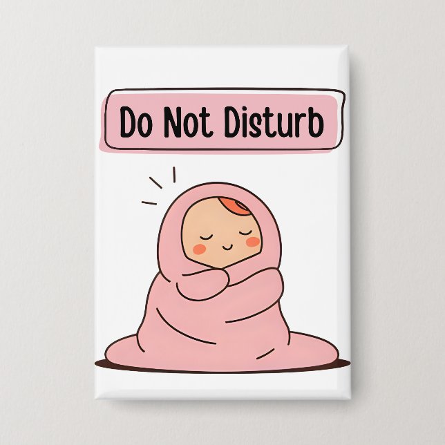 Do Not Disturb – Cute Comic Mood Doodle (Front)