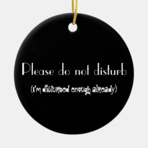 Do not disturb (disturbed already) door hang ceramic tree decoration