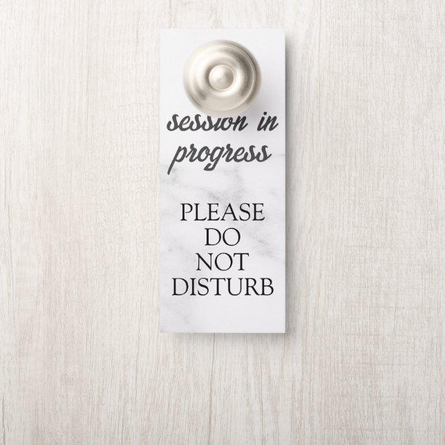 Do Not Disturb Door Hanger (On Knob)